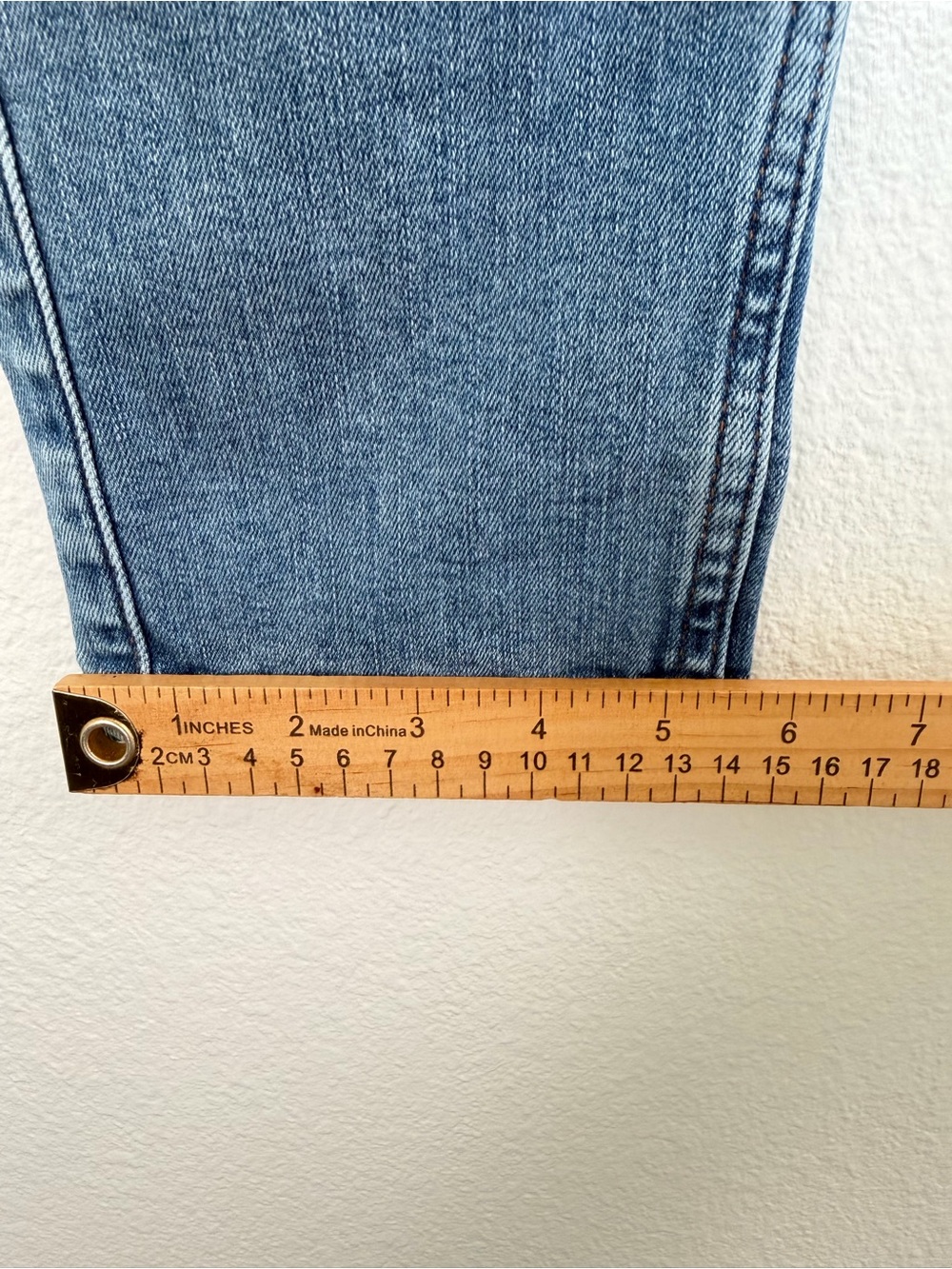 Abercrombie Kids Jeans Boys 11/12 Long Denim Taper Casual Preppy Pant - Picture 12 of 13